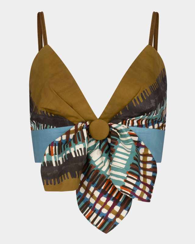 Flor Bow Crop Top